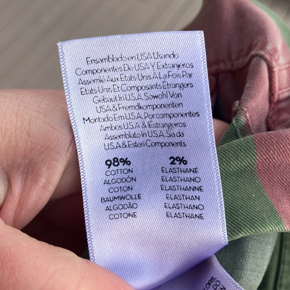 MOTHER Denim The Looker Killing Fatigue w. Red Stripe Skinny Jeans womens 30 - Picture 13 of 17